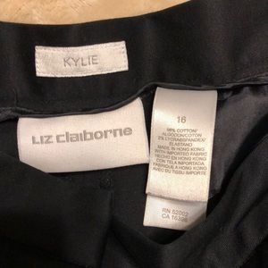 Black Liz Claiborne pants. Wear to work pants.